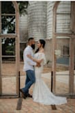 This dress was perfect for my engagement photos. The quality was great! I still can't believe how inexpensive this dress is. It ran a little tight but still looked amazing! - Sophia Z.