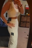 Obsessed! Really want to wear for one of my wedding events, but I also just love it to wear for a anything! I'm not a pants romper person so this is perfect! This is a size medium and it's perfect to my height and weight. - Marie A.