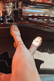 I have a hard time finding shoes that fit (i wear a 2.5 youth converse) and somehow these size 5 heels fit PERFECTLY! Even after 5 hours of wine tasting my feet werent killing me by the end of the day! Get yourself a pair ladies! - Meagan S.