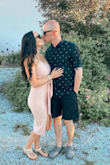 Received so many compliments in this dress. It fit like a glove! Stick with your normal size. - Hayley C.