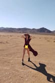 I wore this to celebrate my first wedding anniversary in the desert. It flows so nicely. It's incredibly comfortable and I love that you can adjust it how you'd like. I have a slight problem with my bust popping out because the button that is added doesn't help much, but I can wear an undershirt if need be. I didn't need to hem this, the length was perfect. I wore a 2.5'' heel. Also, WEAR SHORTS if you're going to be outside! See my pics. Thankfully it was just my husband and I at the dry lake bed on a very windy day. These pics are like expectations Vs reality! Jokes aside, this dress is perfect for any occasion. It can be for a formal outing or out on an impromptu trip. - Erica V.