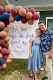 Wore this dress to my best friend's wedding!!! It is classic and fun at the same time. It covered my bust very well, with the adjustable straps. I loved the ribbon tie back as well. I loved to dance and twirl with this dress! - Alexandra Z.