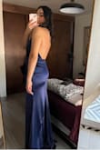 I fell in love with how the dress looked on me! I got so many compliments. A bit large on chest area but I have a smaller chest! Got it color navy! - Ilyanna M.