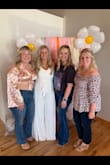 I wore this for my 70's themed bridal shower. I got SO many compliments! So comfortable and flattering! Obsessed! - Katie T.