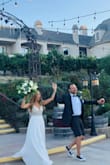 I can't asked for a better dress on my wedding day. It fits perfect and super comfortable. I love it! - Cindy L.