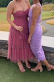 I absolutely love these heels! Got tons of compliments at the wedding I attended, and kept them on for dancing! They are high but not restrictive - no blisters! I even wore them to work with jeans the next week for a bit of fun. Highly recommend if you're someone who loves heels. - Colleen L.