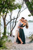 Wore for engagement photos! I wore a small and it was way too big and had to be altered quite a bit. XS was so tight it wouldn't even zip. Straps had to be shortened a lot, waist brought in, and some material removed from the skirt so it was less curtain-y. Loved the fit after the alterations! - Natalie C.