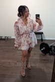 I received so many compliments on this outfit! I absolutely loved it! I do wish it had a zipper for easier removal of the romper, but other than that... it's a beautiful romper! - Marissa B.