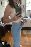 I LOVE these. Like actually obsessed. They're so comfy, soft, and stretchy. My only note is that they run big. I'm normally a 29 so I ordered that first and it was way too big. I returned and sized down one size to 28 and to be honest, they're still kind of big (my photos are from the 28 size). I don't feel like returning again and it's not too bad - they stay on and don't look that big. When I stretch them out, you can see how big they are but not horrible. I'm hoping since they're very stretchy, they might just shrink a little in the wash. Regardless, I love these and have gotten lots of compliments. Highly recommend! - Andrea L.