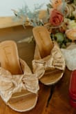 After reading reviews I decided to order a 1/2 size down from my normal size 7 and I'm so glad I did. The 6.5 fit perfectly! I wore these heels all day for my elopement and didn't have a single problem - this coming from someone that dreads wearing heels. I wore these heels for a few other events and they still look brand new! - Madeline P.