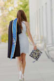 They were perfect for my grad photos and ceremony! Super cute and comfy. It's true to size but wasn't at all stretchy so I'd definitely size up if you're between sizes. - Jessica T.