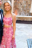 I wore this to a formal wedding and got so many compliments!  The straps are adjustable and you can tie the top in the back as tight as needed.  I was super comfortable in this all night. - Emilie L.