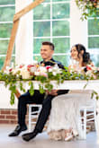 I loved my wedding shoes! I bought the ivory to match my ivory dress. The shoes were comfortable! I wore them all evening and I walked over some rocky roads. I loved the style because they had that simple classic look. They were perfect for me! Only heads up, I wouldn't wear them out before the wedding because they seem to get dirty pretty quick, so if you do wear them before, maybe wear them indoors. - Linda R.