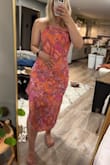 This dress is so flattering! The design is also gorgeous and super trendy. - Megan G.