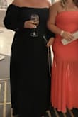 Great dress! I wore it to a black tie wedding and it was very comfortable and flattering. I had gained a lot of weight recently and I felt very confident in it. - Jessica D.