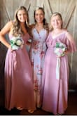 I loved this dress! It has a silk feel liner that made it so comfortable to wear! I am 5'3 so I did have to get it shortened a bit. I had many compliments! - Leah H.