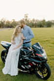 I bought this dress for my engagement pictures. I was hoping it would fit great and look good in pictures. It did not disappoint!! Beautiful dress and great quality! - Paisley W.