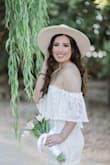 I wore this hat for my boho engagement shoot. The hat was perfect for the theme. Get it, you will not regret it. - Meeso L.