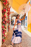 This set was so pretty to wear on our Santorini trip. And the top can be used with other skirts and pants too. - Anjita T.