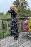 This dress is very flattering, fits, and feels great. Often even faux wraps gape or don't lay well at the bodice, but this one has no such issues. The quality is outstanding - I can't wait to wear it! - Dawn H.