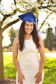 This dress was perfect for my college graduation! It wasn't too short, comfortable, and looked great under my blue gown. It's simple, beautiful and great quality. I can definitely wear to another event in the future, 10/10 recommend!! - Samantha N.
