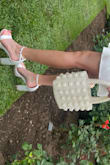 I wore these for my engagement photos and it rained but these shoes were so comfortable and they are absolutely gorgeous - Alexa W.