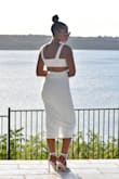 I wore this dress during my bachelorette weekend and it was stunning. Fit perfectly and not see-through. - Lindsey T.