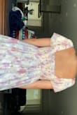 Very cute dress. Fits well. Base color is a little pinker than in [the] picture. - Rachel J.