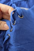 This is a lovely style for a dress. However, it wrinkles so easily and the rivets on the back are starting to rip out upon arrival. Lots of loose threads. And the seams are done poorly.
Looks beautiful but it's not worth the money. I need a dress for a wedding so I'm going to see if I can find something else before I return it. Sucks. Quality is just not there. I'd love the dress if it was a $20 dress not a $70 dress. - Nicole N.