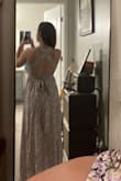 This dress fits beautifully, and it is absolutely what I hoped it would be! I bought this dress for a bachelorette weekend in the heat of summer, and I couldn't be happier. It is flowy, and the material is super airy and perfect for the heat, but best of all I love that I can get creative with how I tie the straps. Just have to hem it, but that was expected. If you're on the fence, I say go for it! - Liane H.