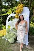 Perfect for bridal shower! I was a little concerned about the size but it runs pretty true to the recommendation that Lulus gave me. I love it! - Sarah F.