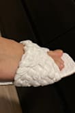 Like, it seems cute if u dont look at it very closely. It seems like its made with plastic bags (I actually think it is) so when u put them on looks kinda weird. - Samantha P.