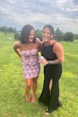 I typically wear a medium in lulu dresses but because the description said "no stretch" I ordered both a medium and large. I ended up needing the large due to my bigger hips, butt, and bust. Overall, I LOVED the large and received tons of compliments - Taylor Z.