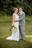 I felt beautiful and had so many comments like "and, that dress!" Its unique. I am not skinny but it clung to all of my curves perfectly. I had it altered to have a bit of a train for the ceremony and then sewed it up for dancing. It was awesome. - Keleigh P.