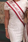 I got so many compliments on this dress. As a National Beauty title holder, I wore it numerous times and it always looked amazing and stayed in excellent condition. - Laurie W.