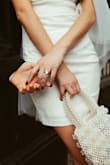 Made out to be the perfect accessory for our engagement photos! Super chic. Will be using for other bridal events. - Tess B.