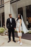 Perfect for our engagement photos! Liked the material - Tess B.