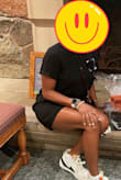 Needed a cute casual dress to wear to my high school reunion. I purchased a medium, it was a little tight across the chest and arm area and short when I sat down. This dress was perfect for my event, I opted for high tops to be comfortable and so glad I did! - Sheena J.