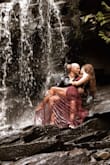 Great quality fabric and cut. Not a single flaw on the dress. I bought this one for my engagement photos and the dress held up great through everything we put it through. The mesh overlay was perfect with the water. Love love love this dress! - Alexis S.