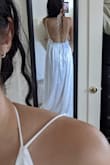 The quality of this dress does not match others in their bridal line. Very thin & flimsy, also the sizing was weird. I am between size 4-6, and ordered mediums for all the dresses I tried on from Lulus, but this one was larger than the rest. - Adriana C.