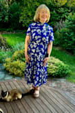 I haven't had a dress since Covid began and really wanted a dress now.  I like this a lot and believe I will have many opportunities to wear it.  It fits well and is comfortable.  Love the color. - Barbara D.