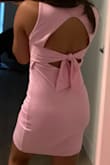 I got this dress for sorority recruitment and it fits perfectly!! I think it makes a good casual or formal dress just depending on how you accessorize. - Danielle E.