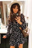 Love the dress it fits great there are no complaints! Looks cute when worn with white booties or heels and can be worn with sandals too. - Alexis S.