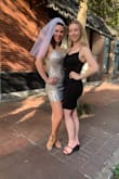 This dress is sooo fun and sexy. It is quite short for leggy girls like me but it was perfect for a night out during my bachelorette and I will wear again! - Sammie V.