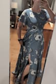 I feel stunning in this dress! I'm wearing it as a bridesmaid dress and am excited that I'll actually be able to wear it again in the future (not the case with the other bridesmaid dresses in my closet). The color is exactly as described and the material seems to be of good quality. It's also really comfortable! I do have to get it hemmed because it's too long and I want to wear flats with it! - MacKenzie M.