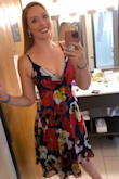 I absolutely LOVED this dress. I'm normally a medium but ordered a small due to comments of it running large. It was pretty tight around the bust but was large in the actual boob area. Otherwise, it was perfect. - Brittany D.