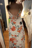 Came as pictured. It's just too long and when I lift it higher it looks like 1 piece and not 2. Very cute style if you want to get it hemmed. - Jennie R.