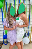 I bought this dress for my backyard engagement party and it was perfect. Didn't feel stiff in it at all. I felt very comfortable, yet looked classy/dressed up at the same time. Definitely recommend! - Hannah H.