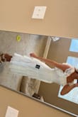 Got this for my bridal shower and k love it so much I would get this in every color and would find events to wear it to! So cute, love the detail, and fits like a glove. The bust and bra area are perfectly fitted and supported and a don't have to wear a bra and you can't even tell. Comfortable and great quality - Kendall D.