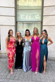 Wore this dress to my friend's black tie wedding in NYC and loved it. It was long and fun and fit perfectly - plus the color was so pretty! - Amy F.